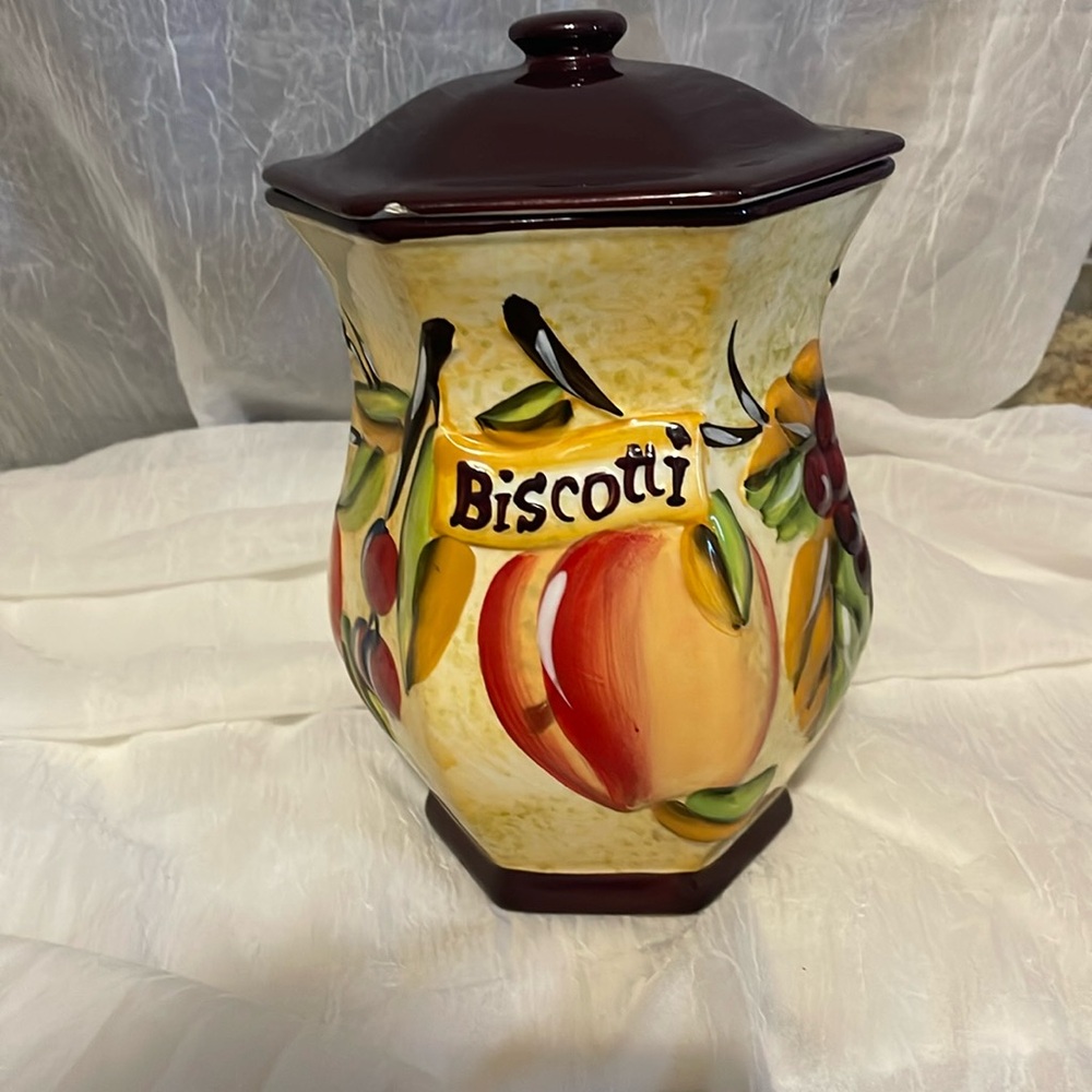 Biscotti jar